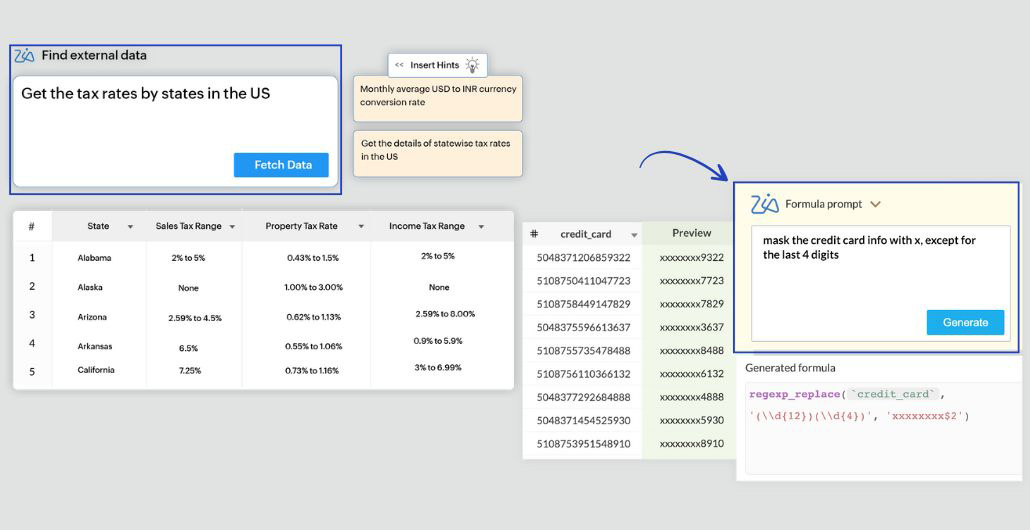ZOHO DataPrep - Sales Insiders