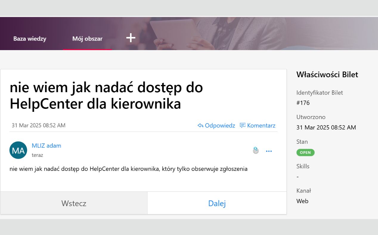 formularz kontaktowy dla klientów