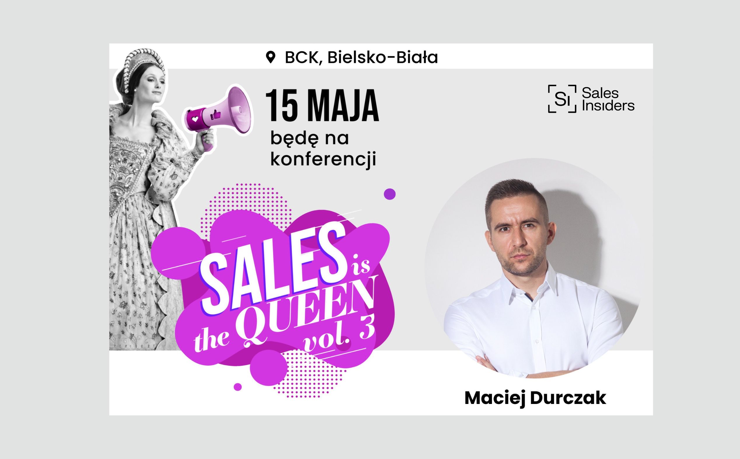 konferencja sales is the queen bielsko biala 15 maj 2025