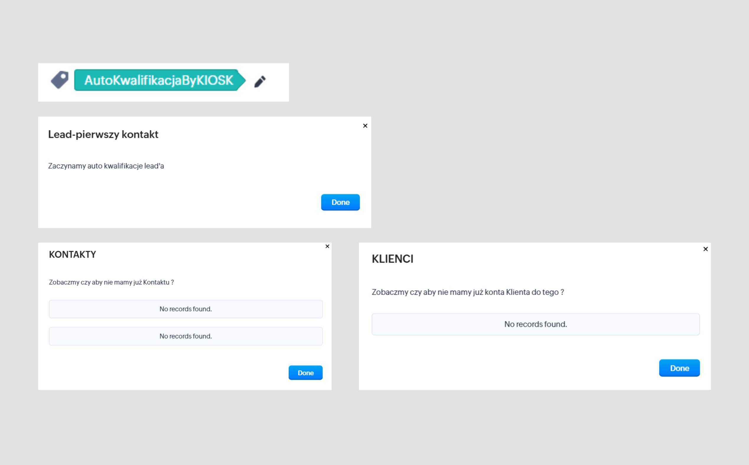 Zoho CRM Kiosk